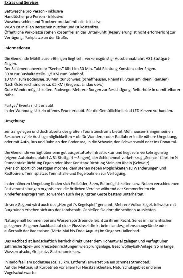 Ferienwohnung Kraehennest In Den Hegaubergen - Naehe Bodensee Muhlhausen-Ehingen エクステリア 写真